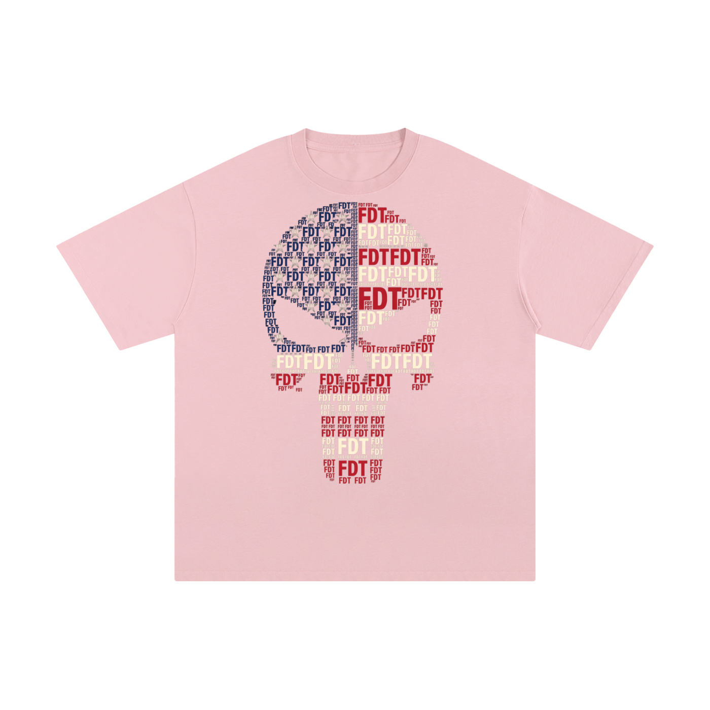 FDT Skull USA Flag Unisex Pure Cotton T-Shirt