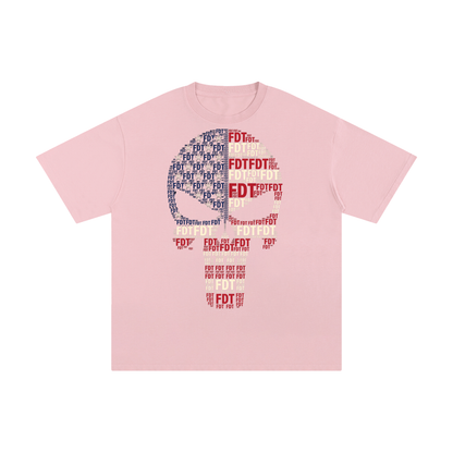 FDT Skull USA Flag Unisex Pure Cotton T-Shirt