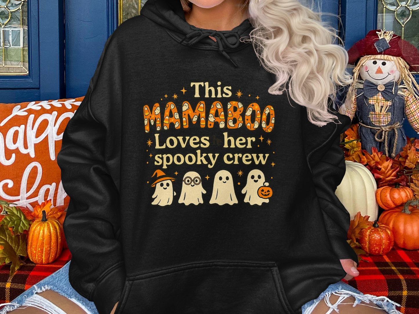 This Mamaboo Loves Her Spooky Crew Hoodie product type
