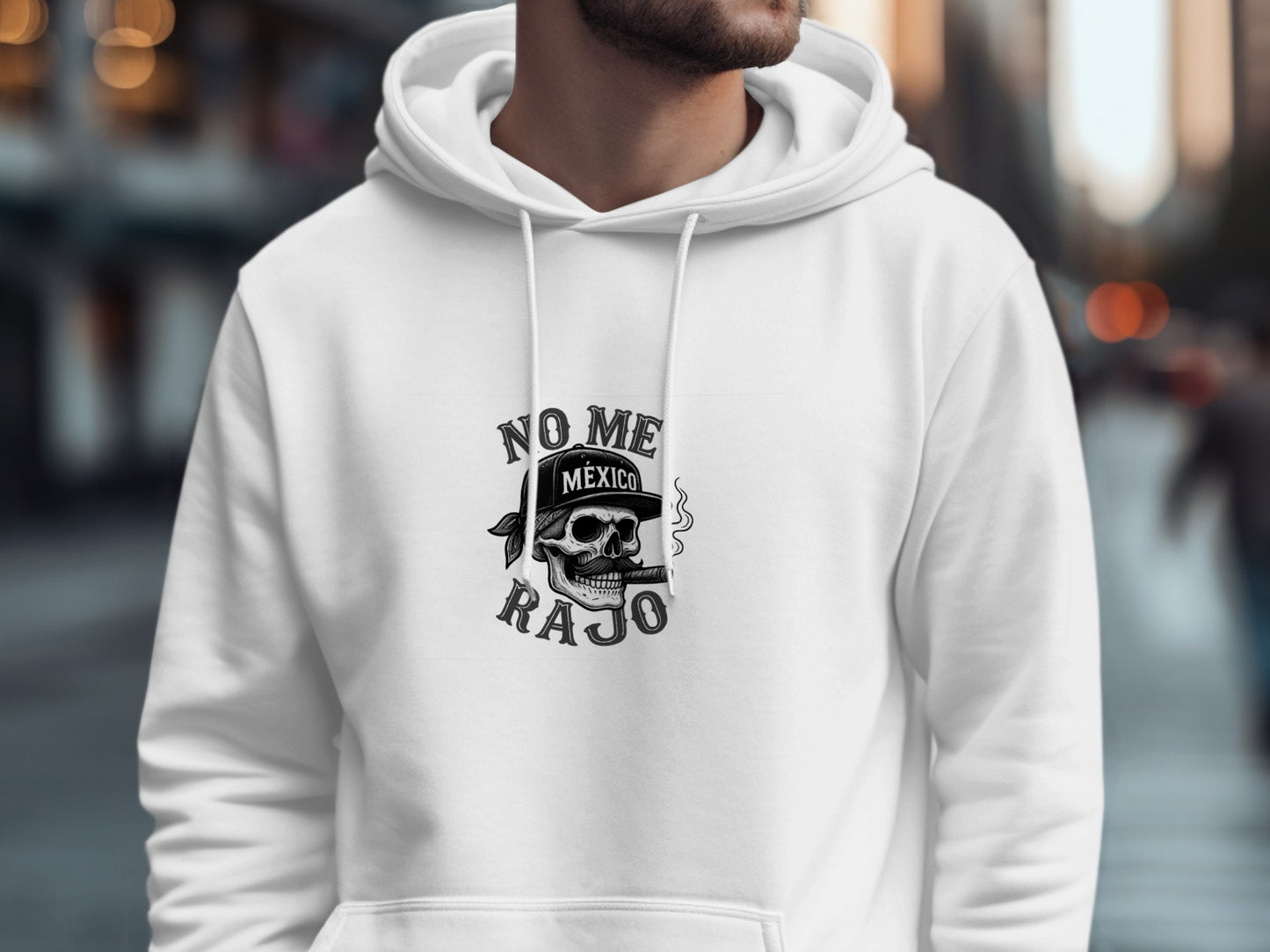 No Me Rajo Mexico Skull Hoodie product