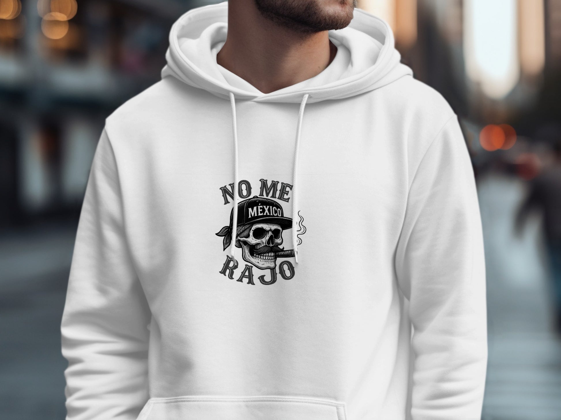 No Me Rajo Mexico Skull Hoodie product