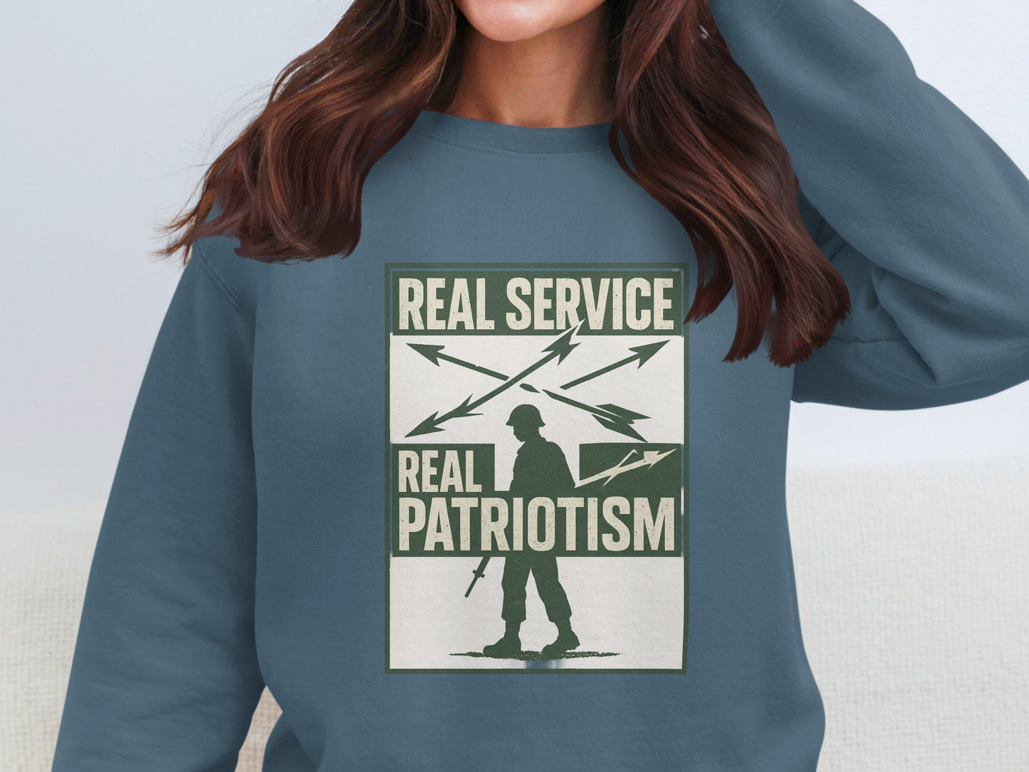 Real Service Real Patriotism Sweatshirt product type