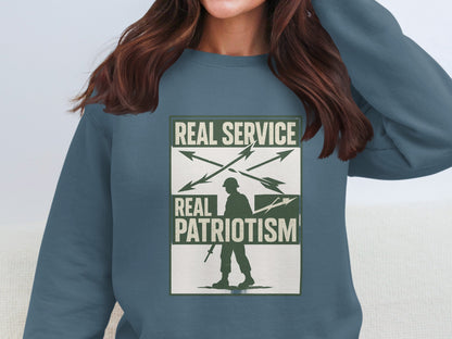 Real Service Real Patriotism Sweatshirt product type