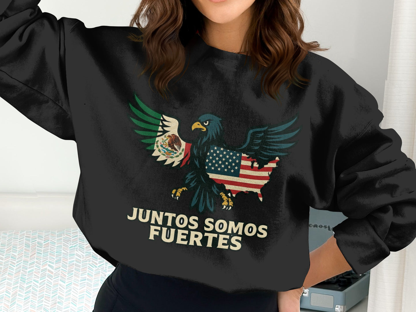 Juntos Somos Fuertes Graphic Print Sweatshirt product