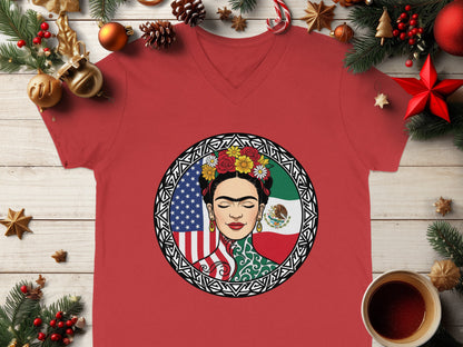 Frida Kahlo American Mexican Holiday T-shirt