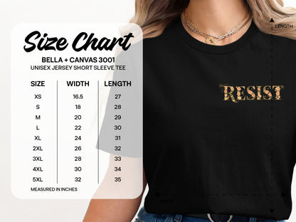 Resist Bella + Canvas 3001 Unisex Jersey Short Sleeve Tee