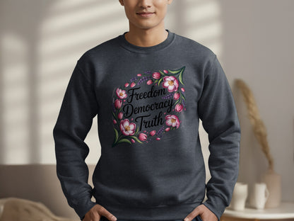 Freedom Democracy Truth Floral Graphic product
