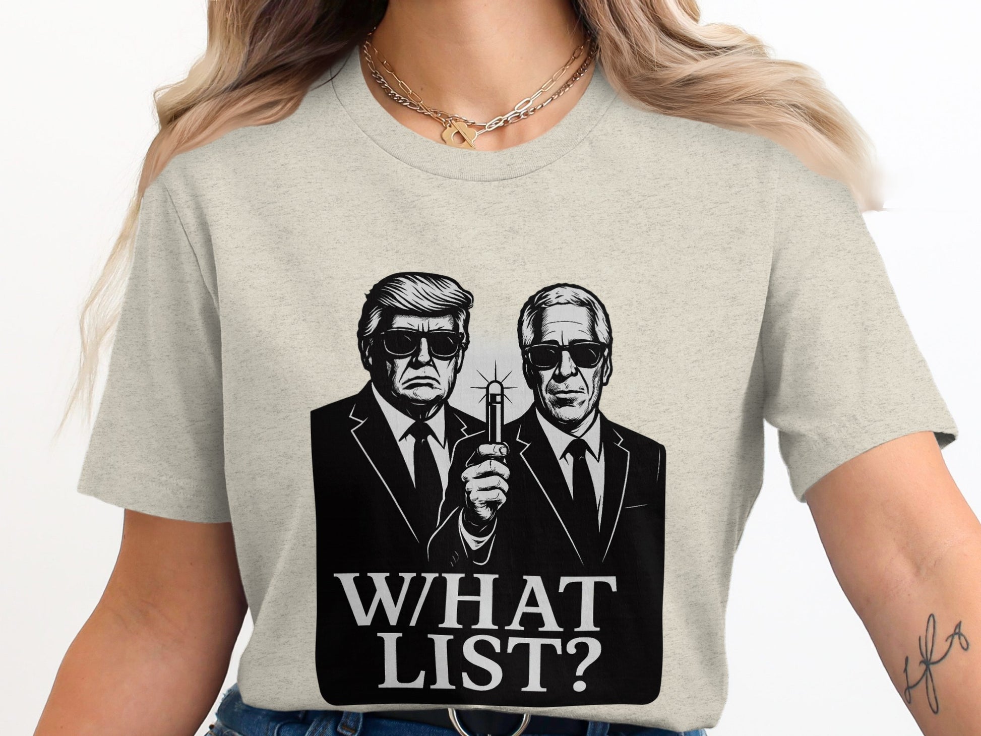 What List Graphic T-shirt trendy casual product type