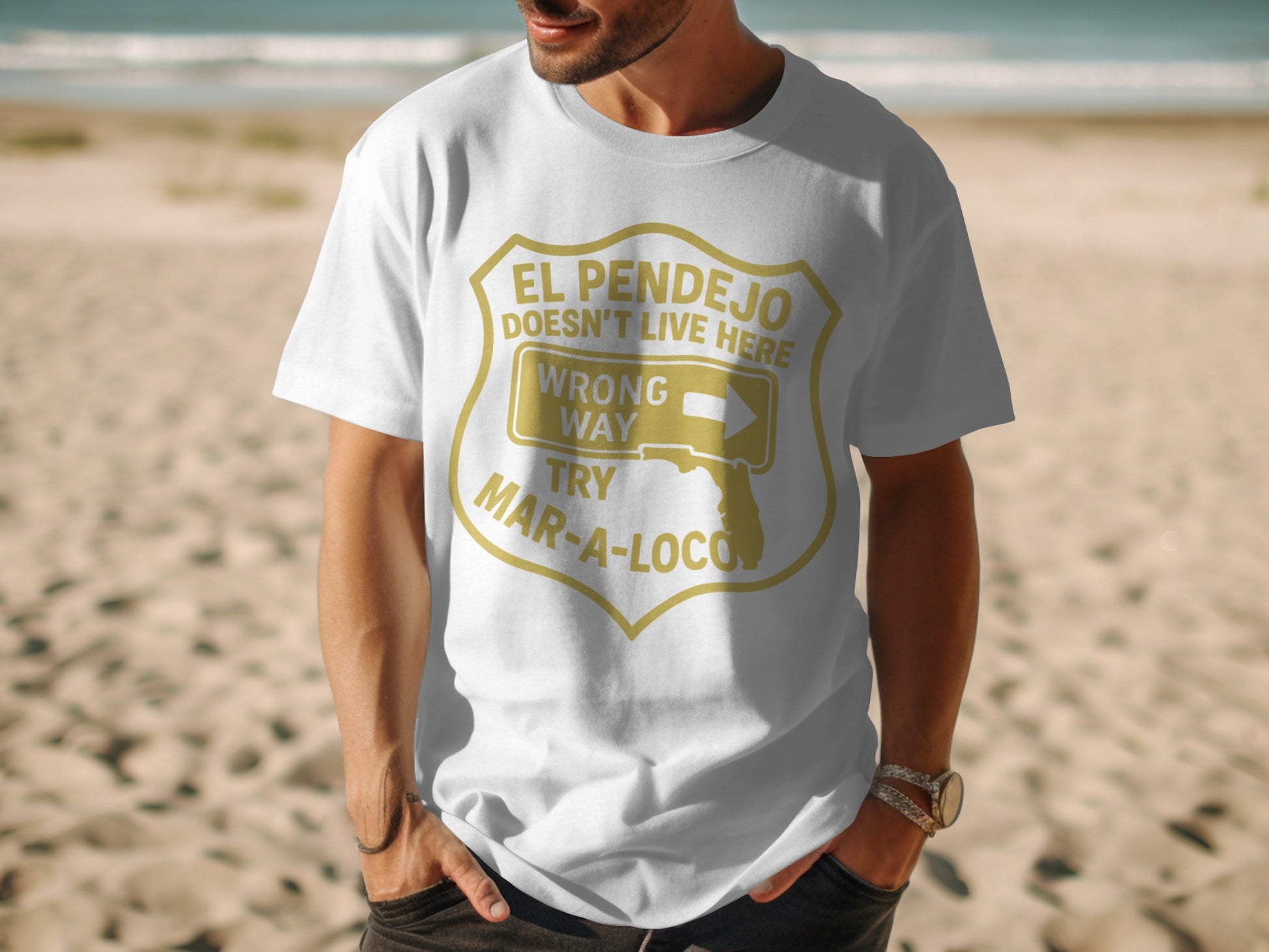 El Pendejo Doesn't Live Here Funny T-shirt product
