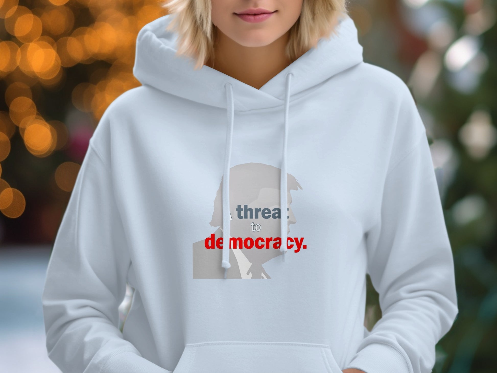 Threat to Democracy Graphic Hoodie product