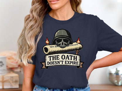 The Oath Doesn't Expire Graphic Skull T-Shirt