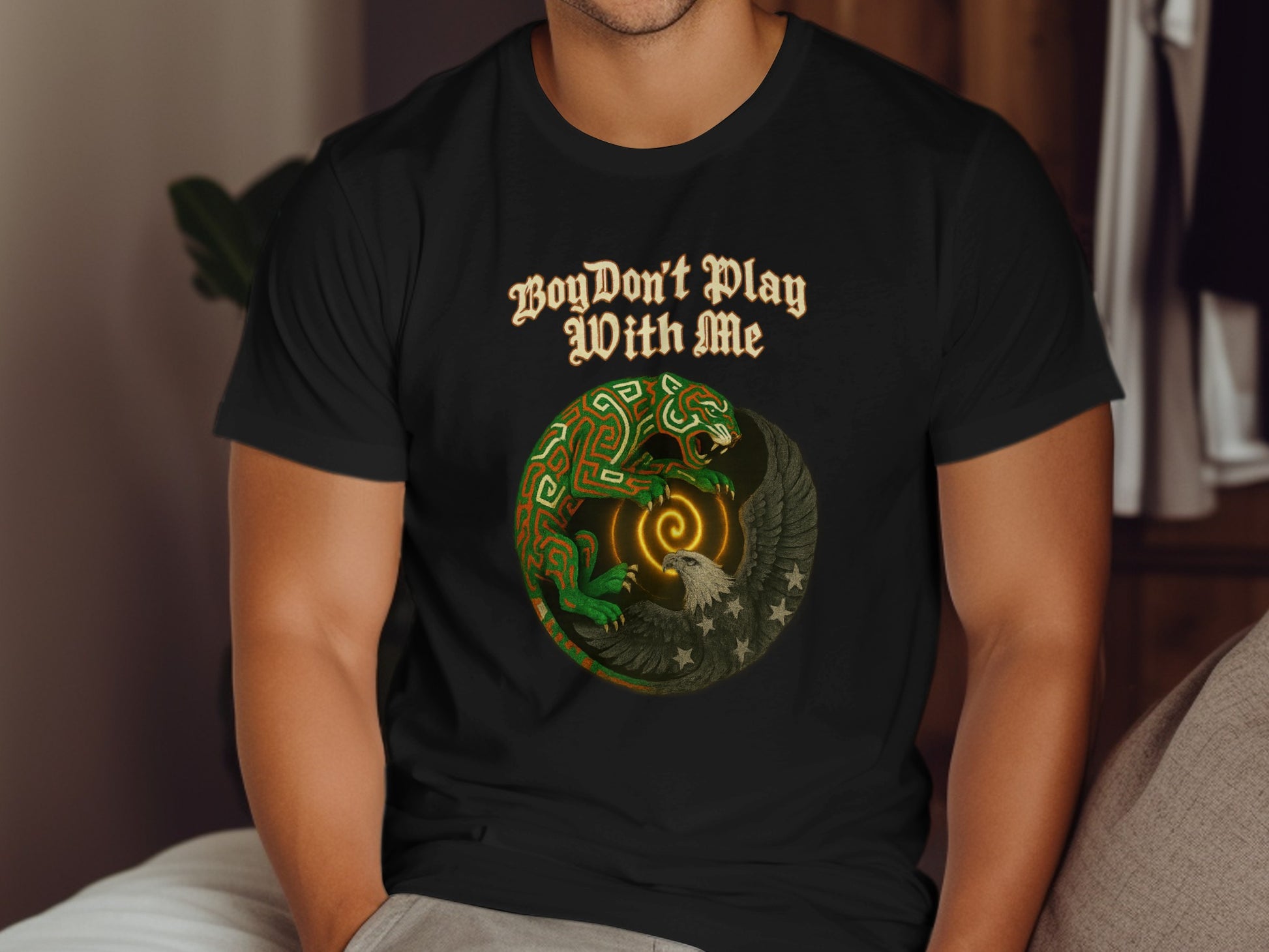 Boy Don't Play With Me Lizard Graphic Tee product