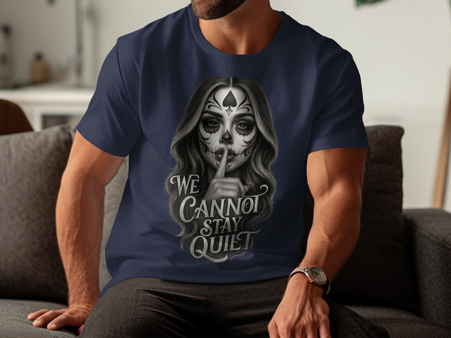 We Cannot Stay Quiet Graphic Tee Shirt product