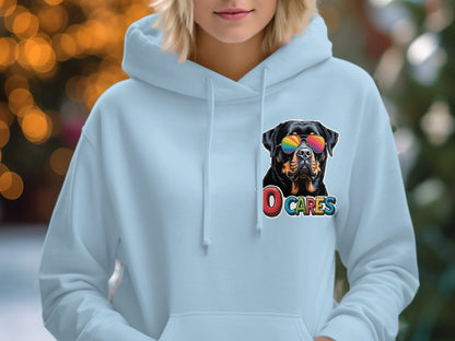 Retro Rottweiler Graphic Hoodie Novelty Casual product