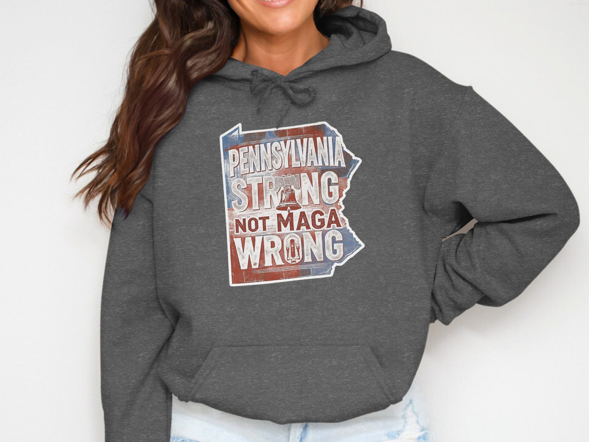 Pennsylvania Strong Not Maga Wrong hoodie product