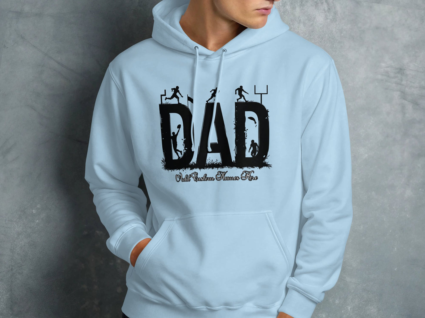 Volleyball Inspired Dad Graphic Hoodie product