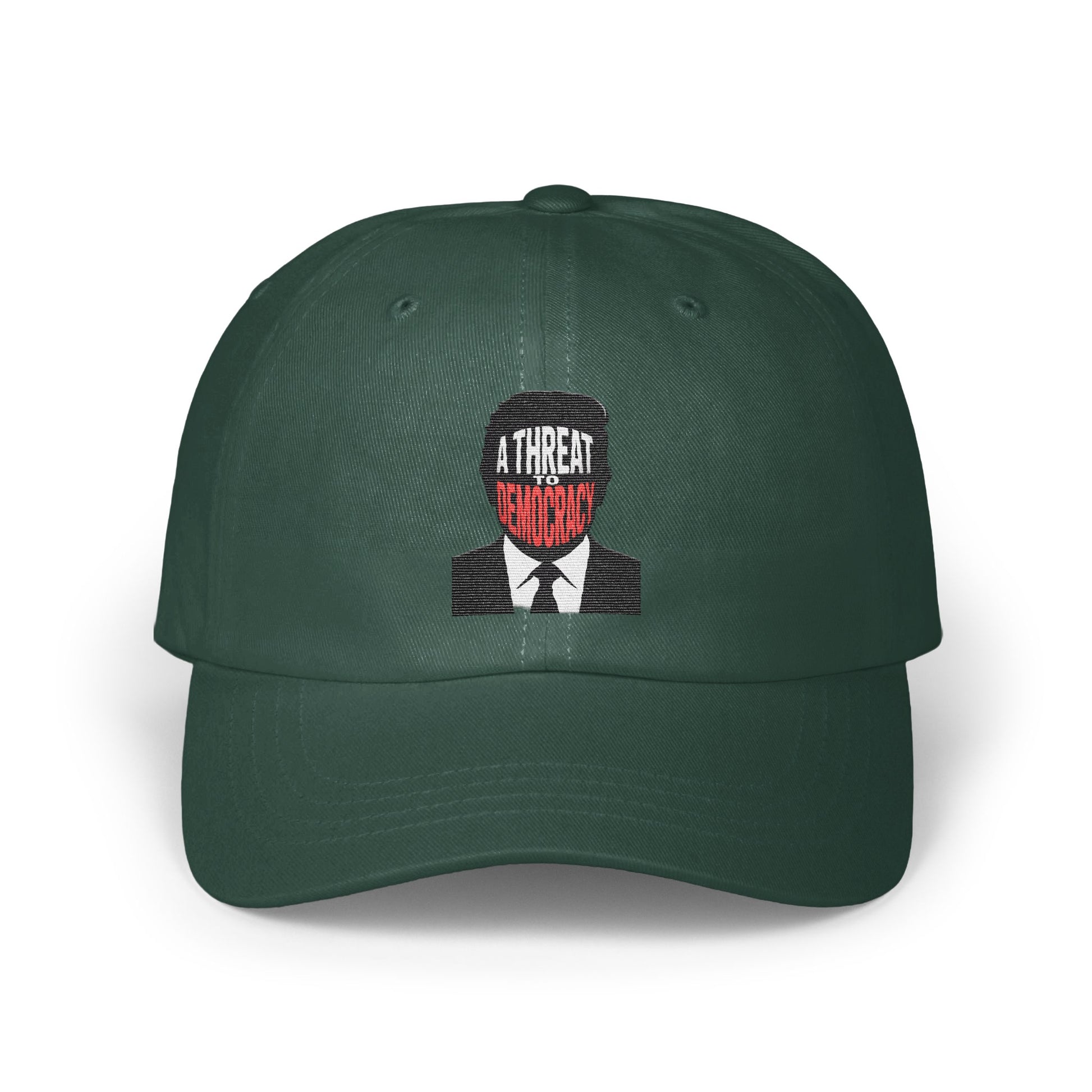 A Threat To Democracy Man's Face Design Cap product type