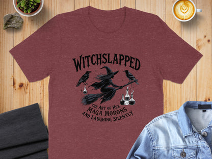 Witchslapped Art of Hex Maga Morons Funny Shirt product