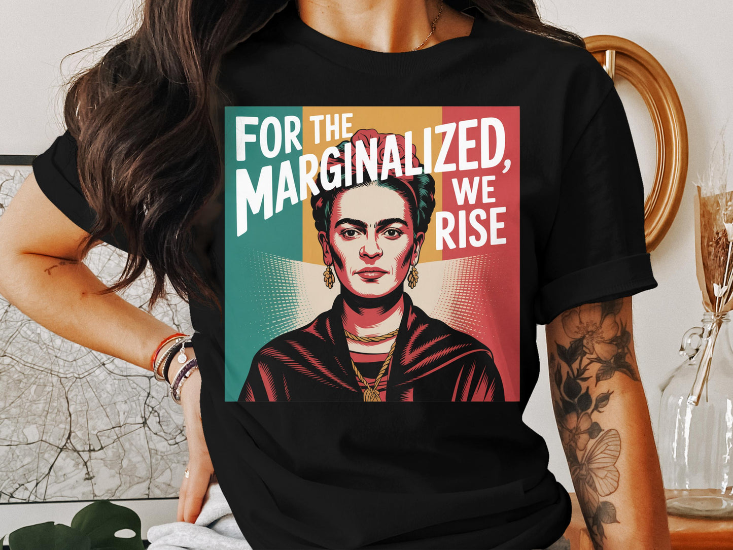 For The Marginalized We Rise Graphic T-Shirt product type