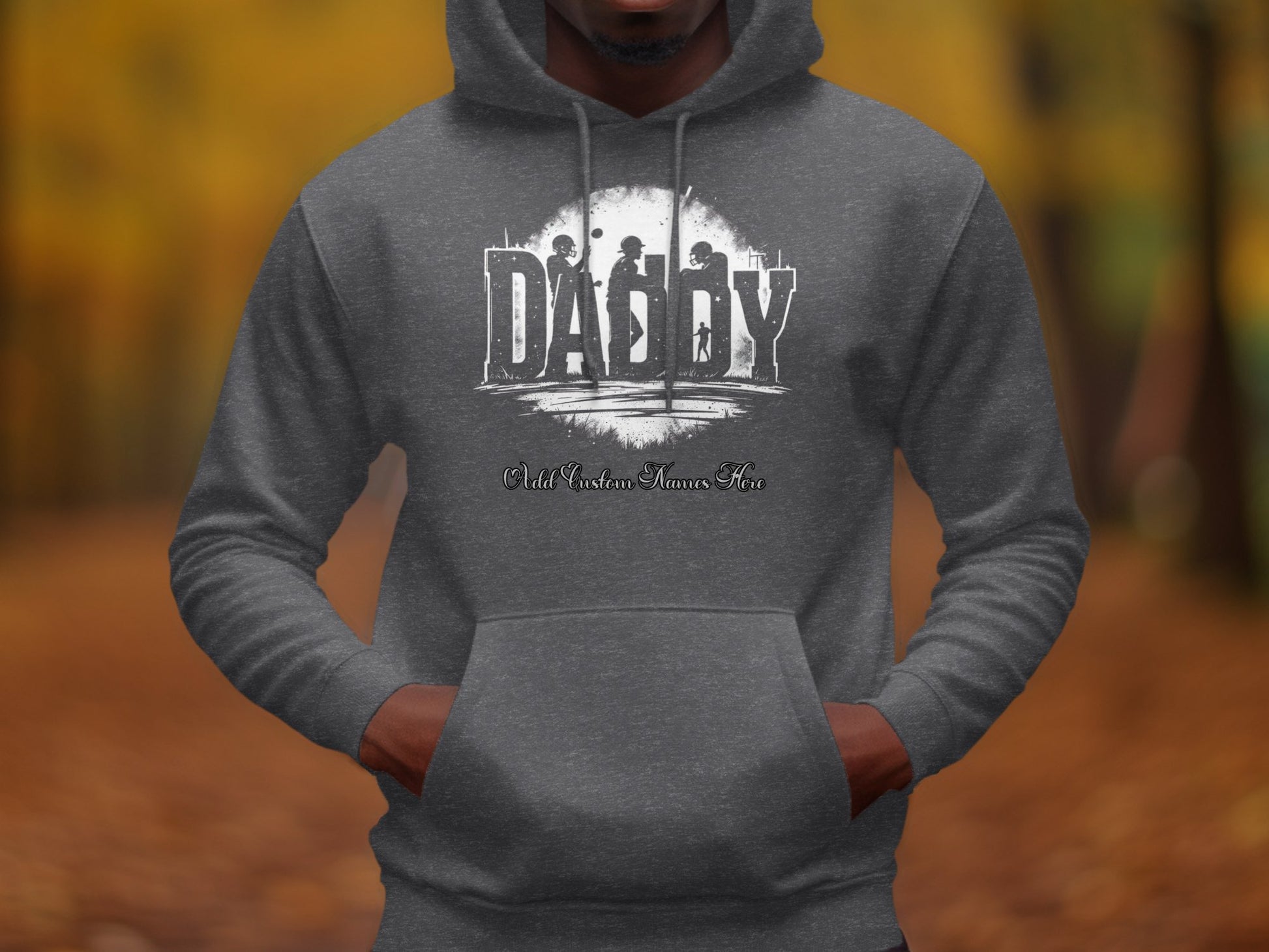 Daddy With Custom Names Here Hoodie Product