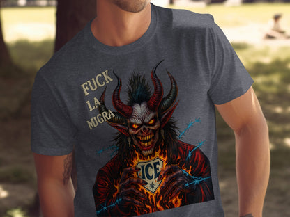 Demon with Horns Anti ICE Graphic T-shirt product type