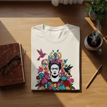 Frida Kahlo Floral Hummingbird Butterfly Fist Heart product type