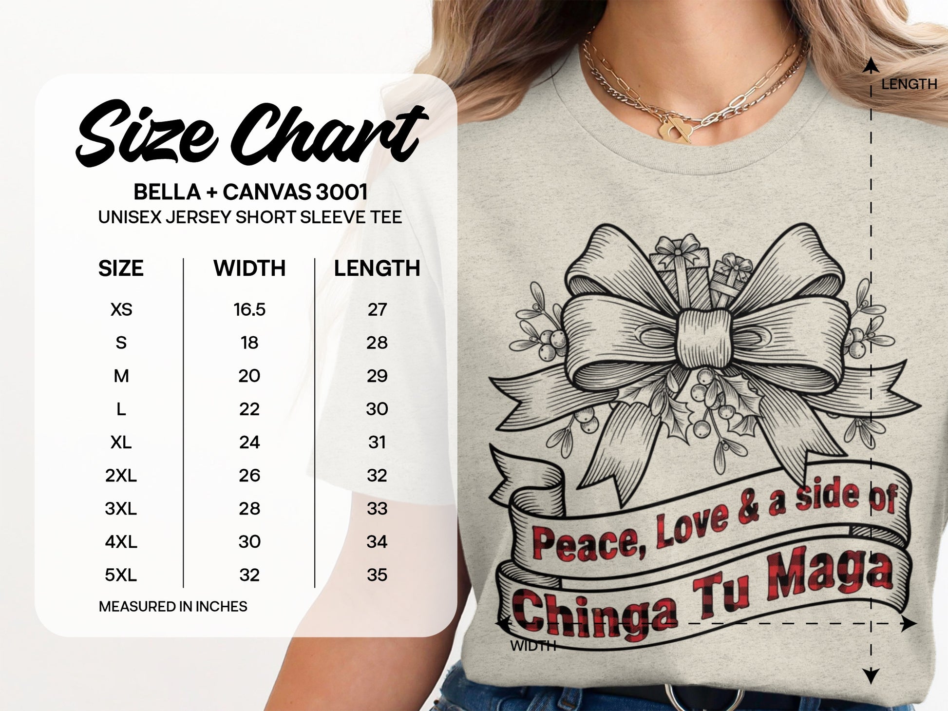 Peace Love & a Side of Chinga Tu Maga Shirt