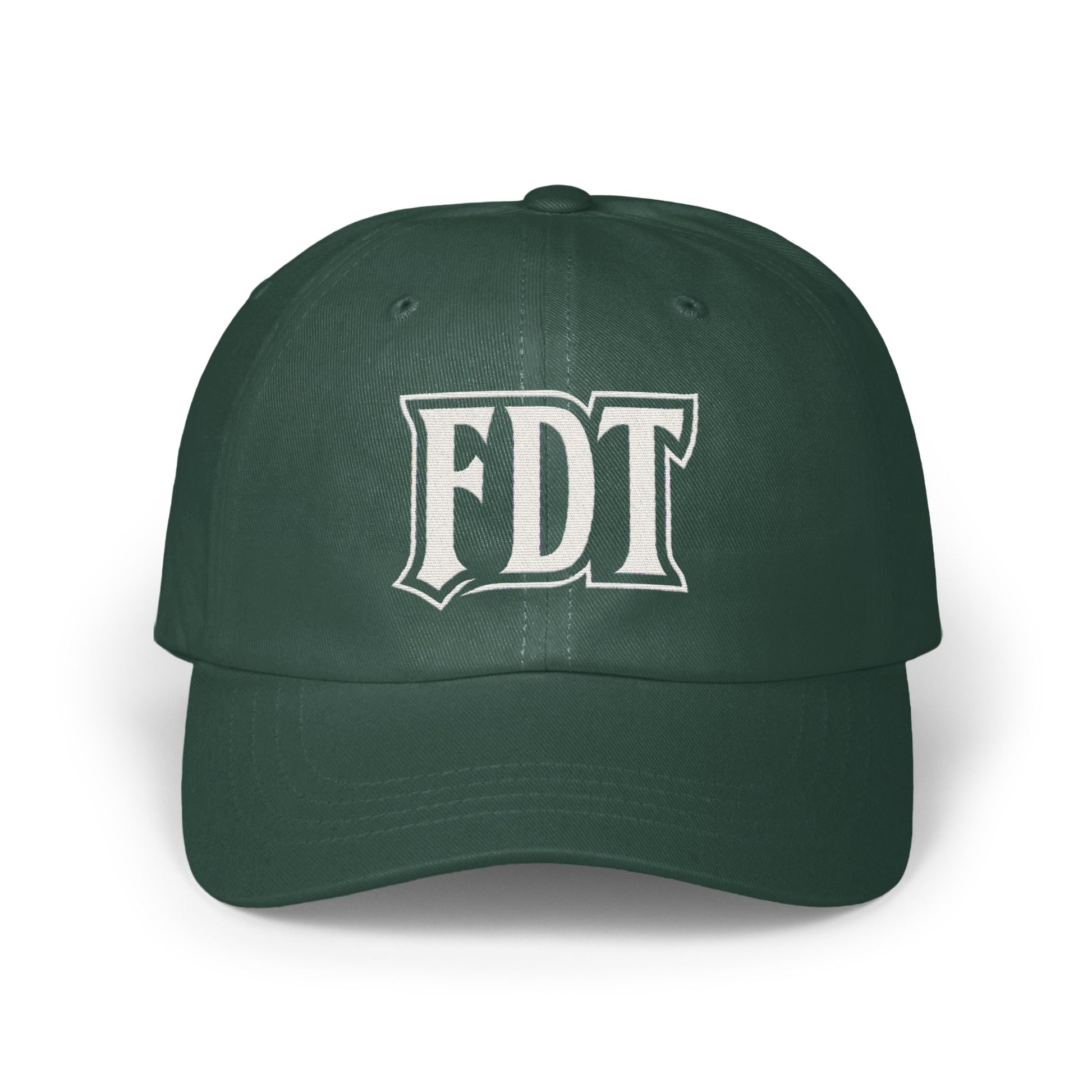 FDT Logo Embroidered Green Baseball Cap product type
