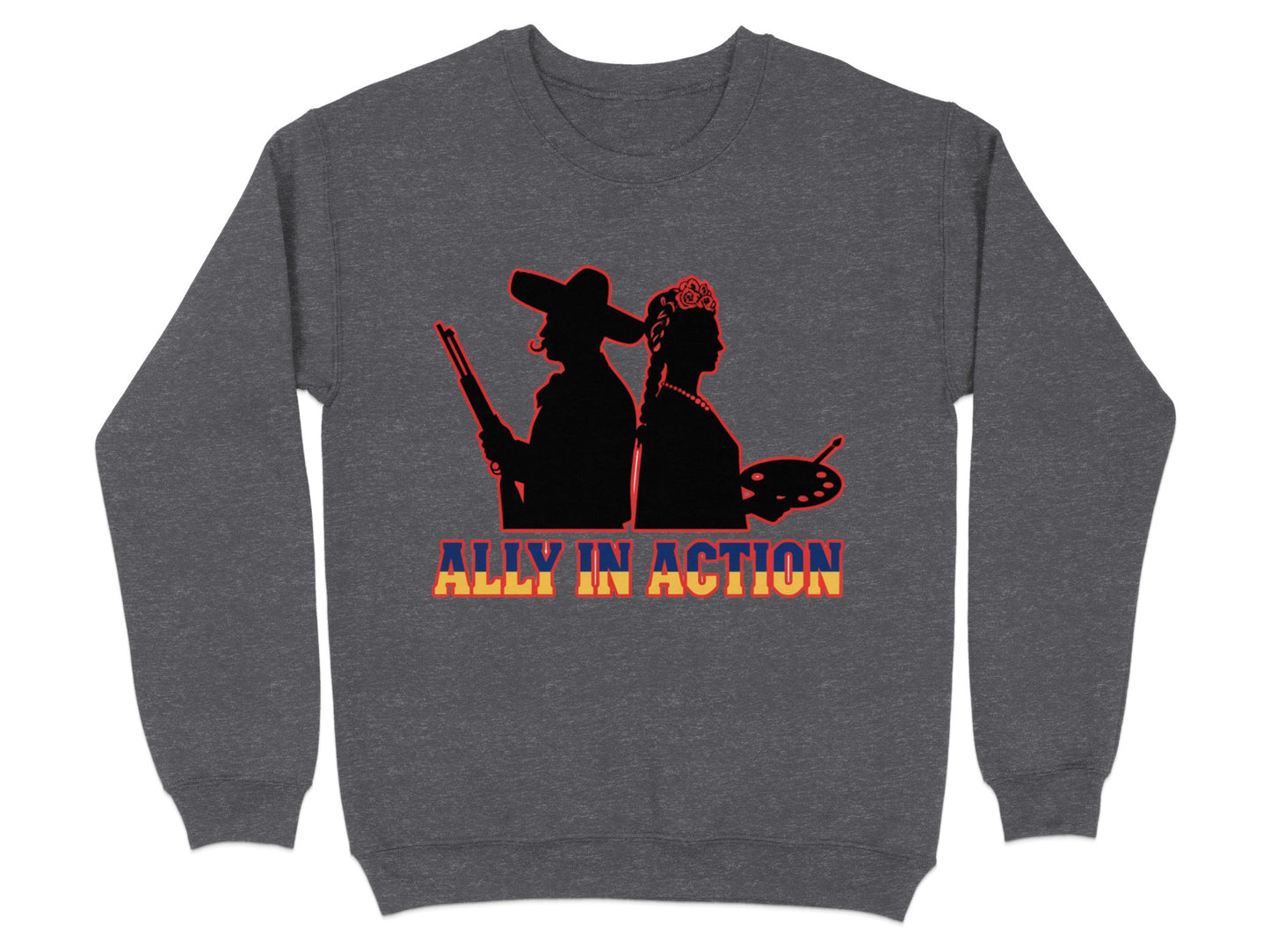 Ally in Action Graphic Sweatshirt