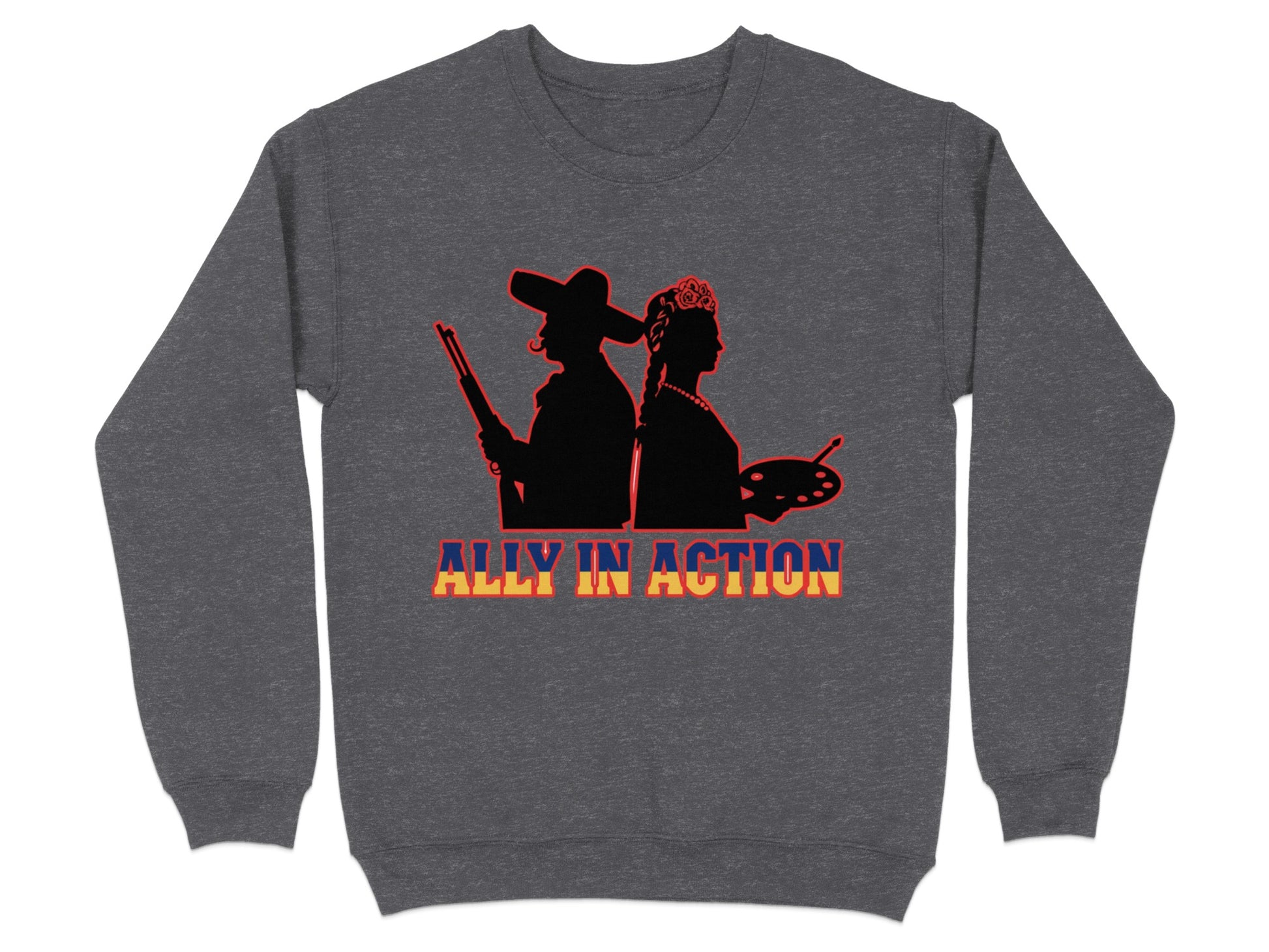 Ally in Action Graphic Sweatshirt