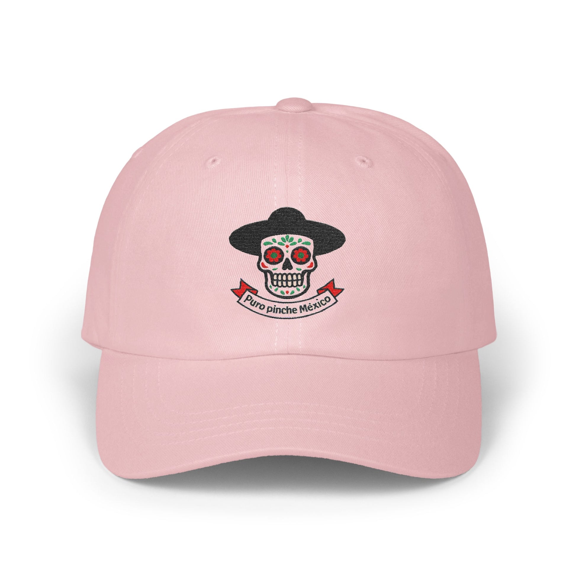 Pastel Pink Custom Mexican Themed Skull Cap product