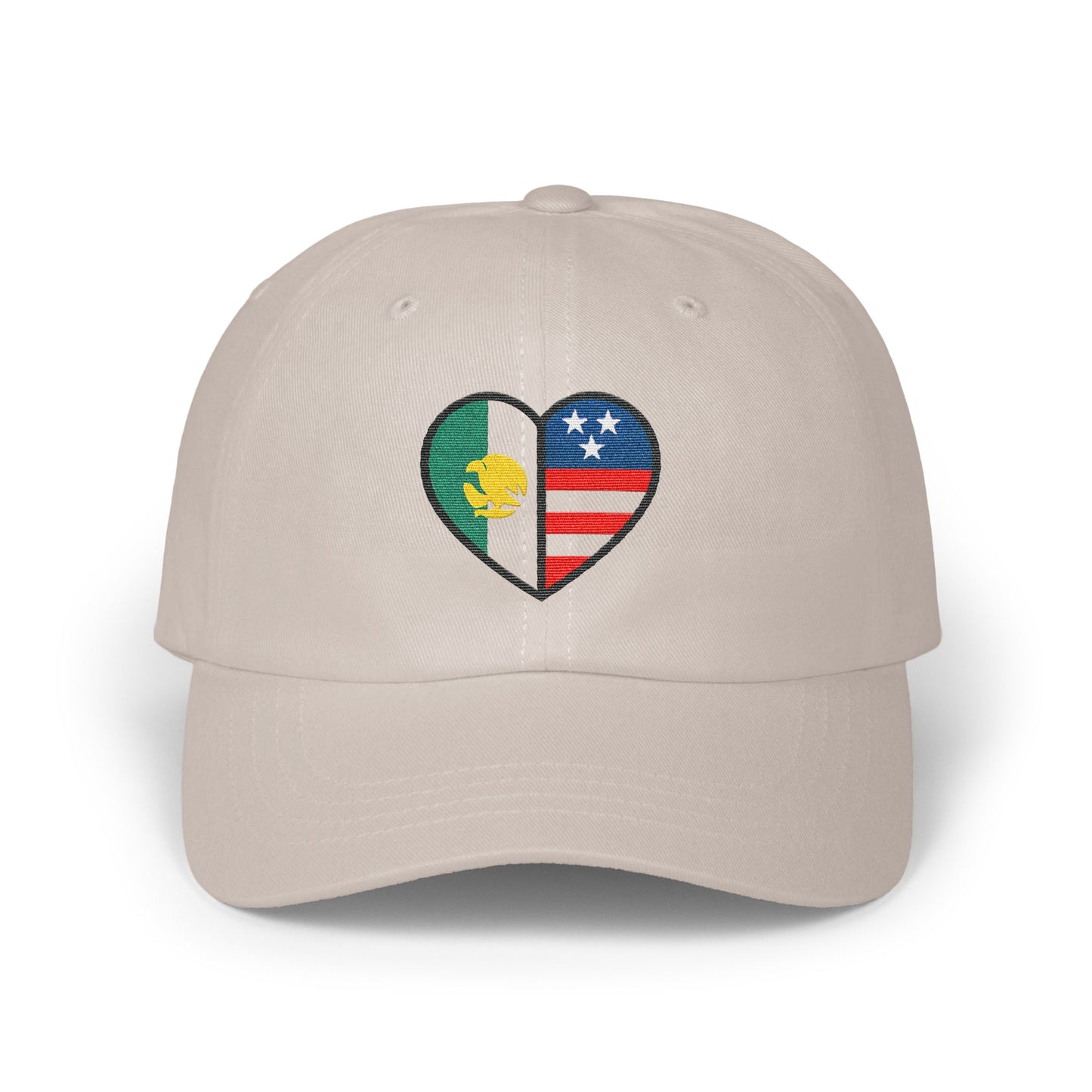 Unique Heart Design Patriotic Baseball Cap Hat product