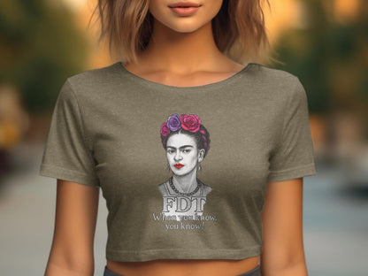 FDT When You Know You Know Frida Kahlo T-Shirt product type