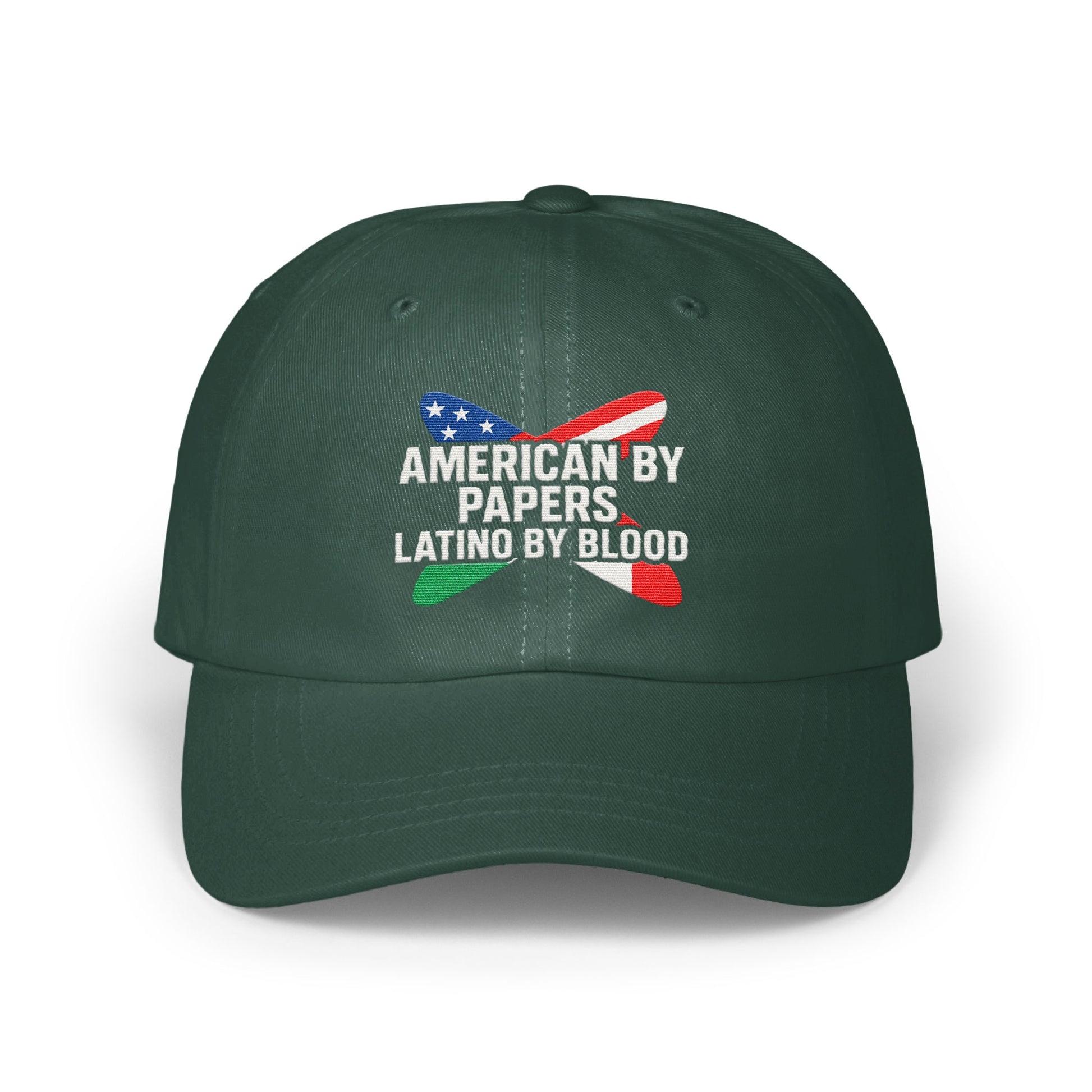 American By Papers Latino By Blood Hat product