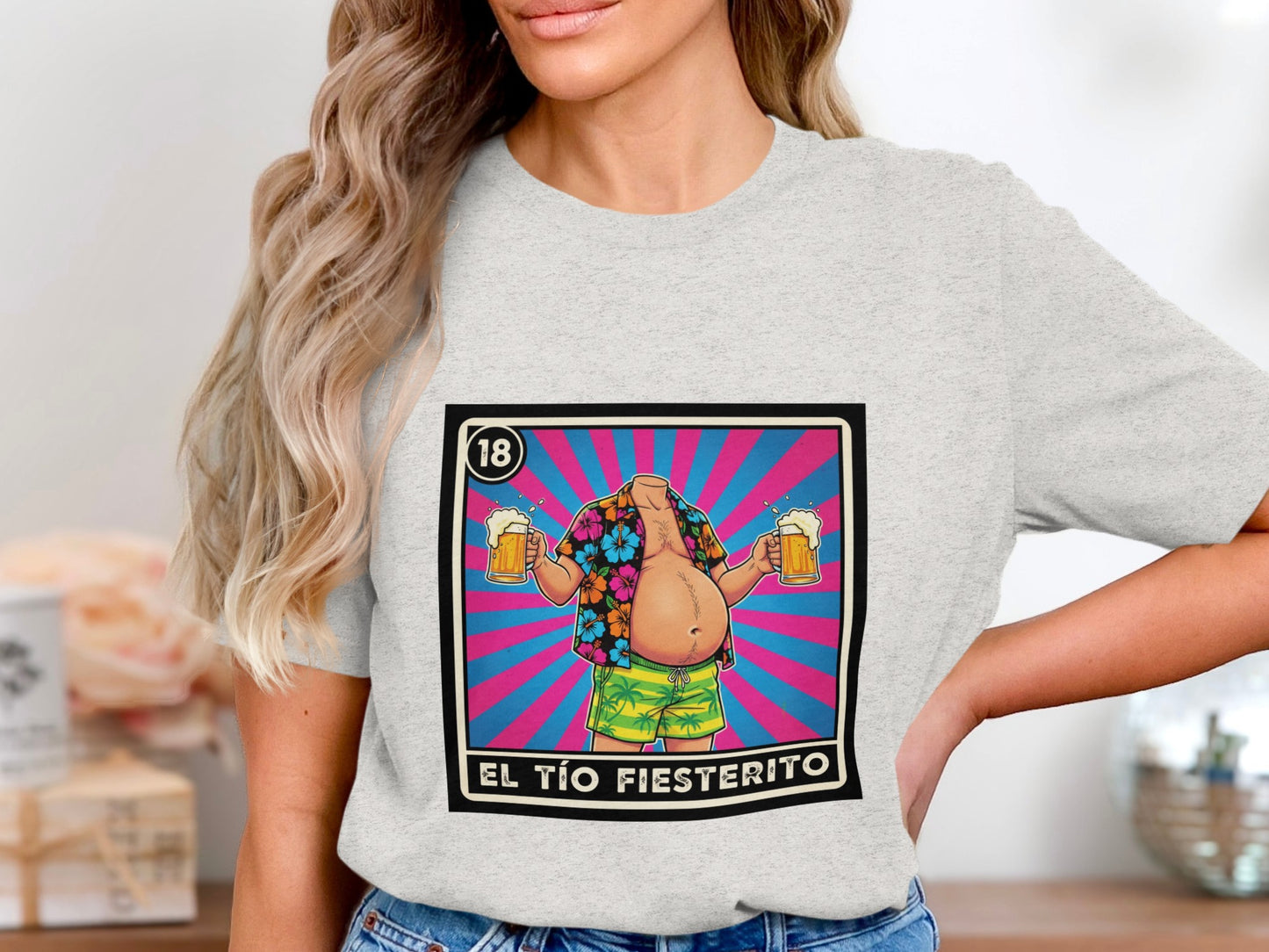Fun El Tío Fiestero Graphic Tee Shirt product