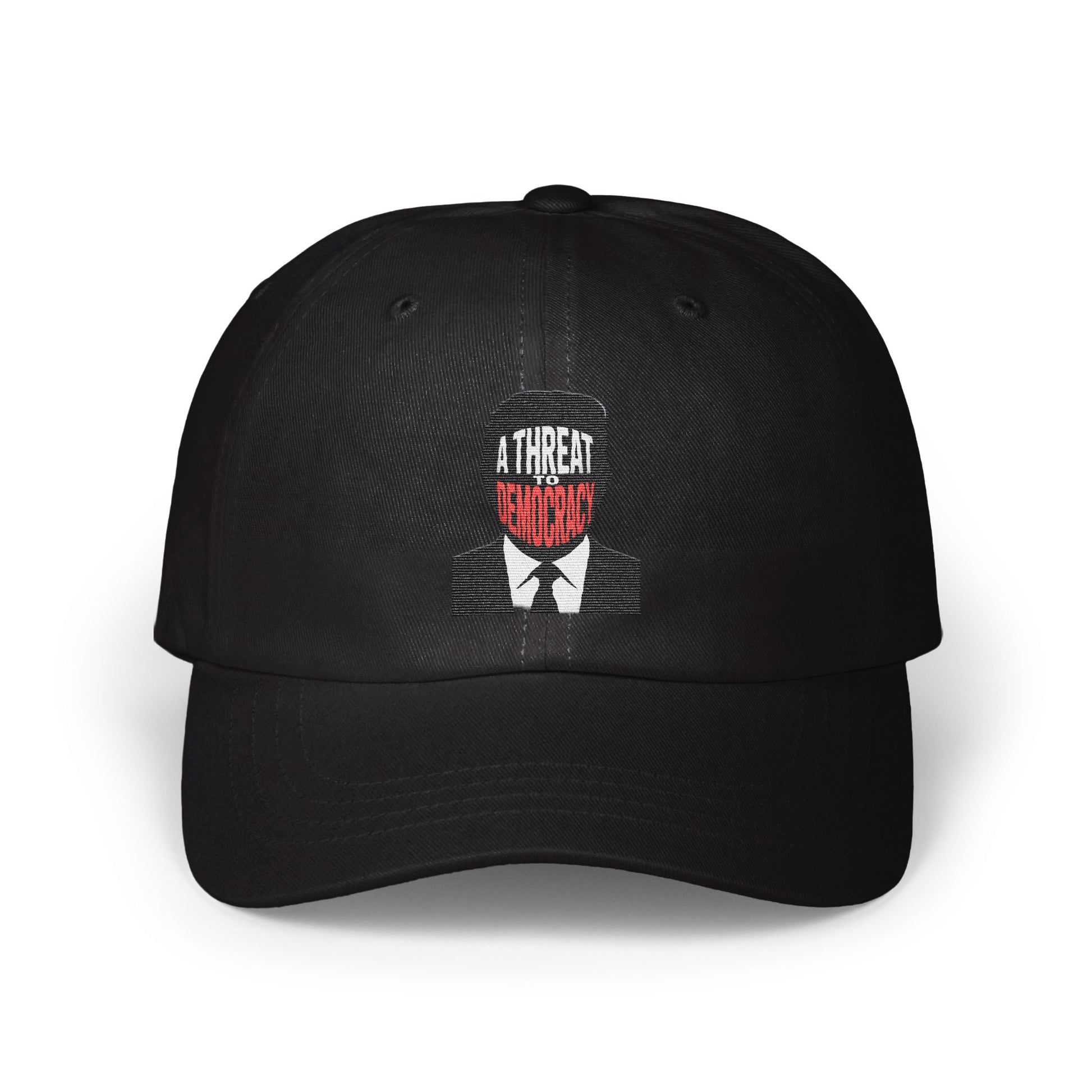 A Threat to Democracy Black Baseball Cap product type