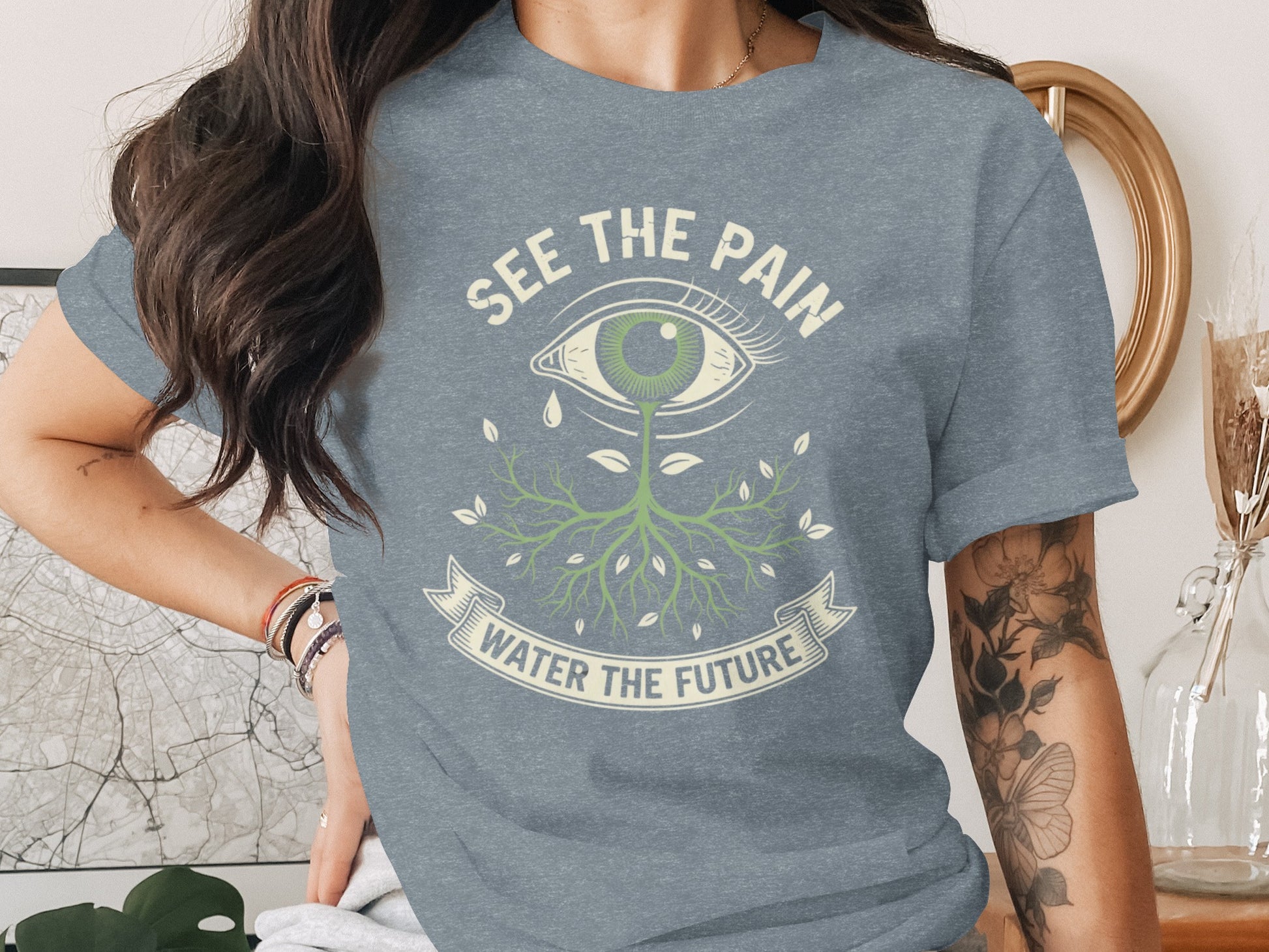See the Pain Water the Future Graphic Tee product type