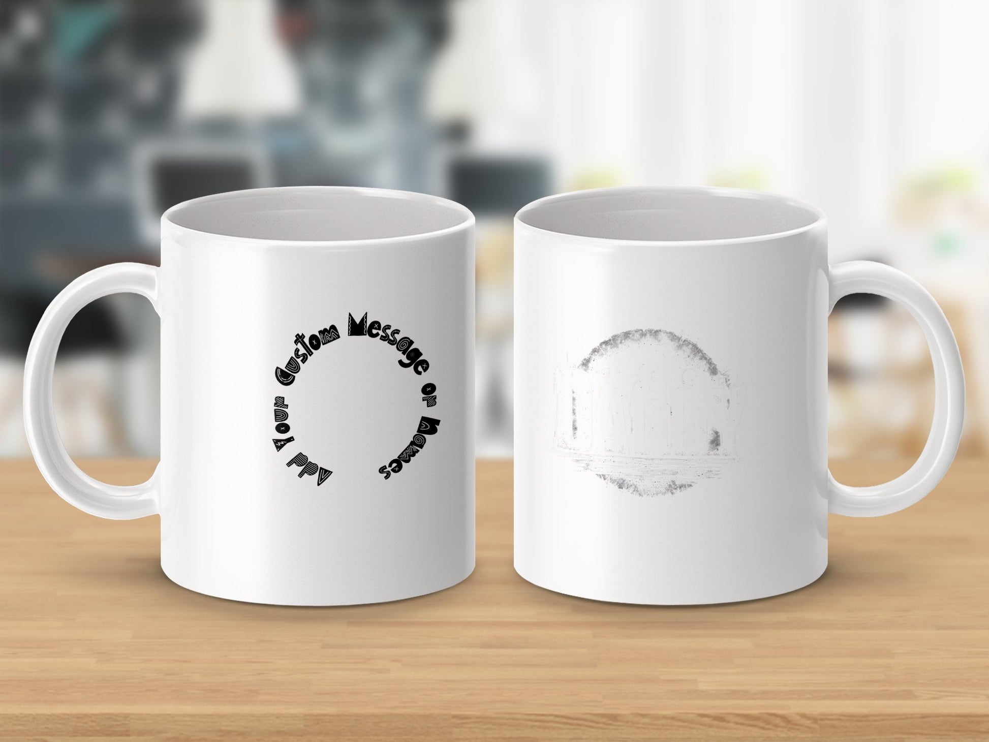 Personalized Custom Message or Name Ceramic Mug product type