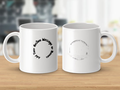 Personalized Custom Message or Name Ceramic Mug product type
