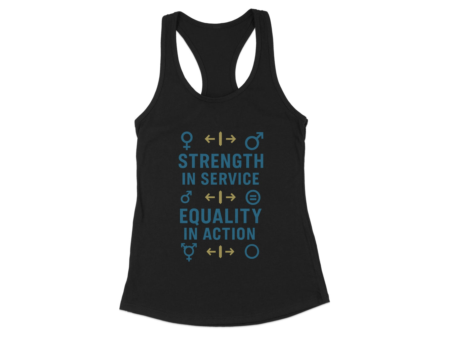 Strength in Service Equality in Action Tank Top
