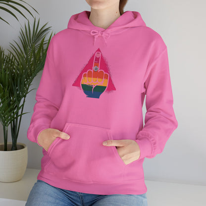Pride Hoodie Pride Graphic Hoodie - Unisex Heavy Blend™ with Bold Rainbow Design