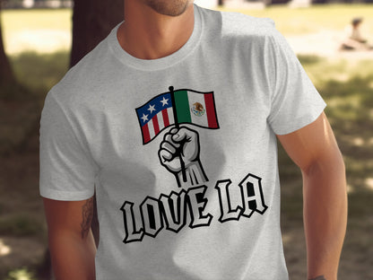 Love LA Shirt Unique Design Graphic Tee Shirt product