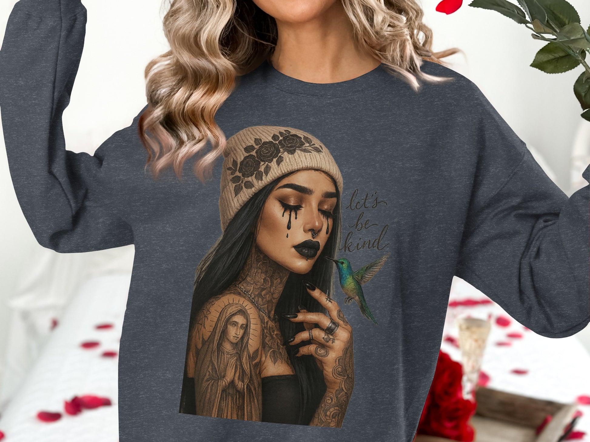 Dark Themed Artistic Long Sleeve Shirt product