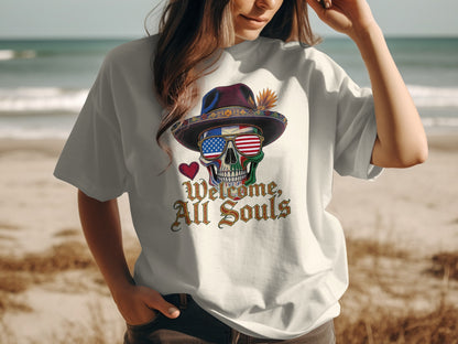 Welcome All Souls Graphic T-Shirt product type