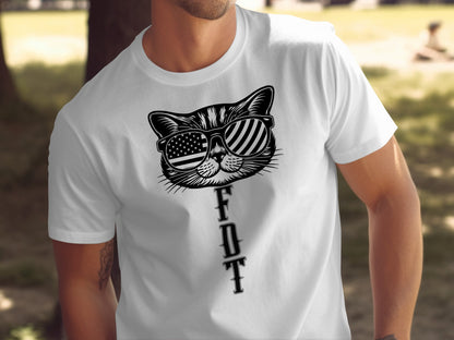 Cool Cat FDT Sunglasses Graphic Tee Shirt product