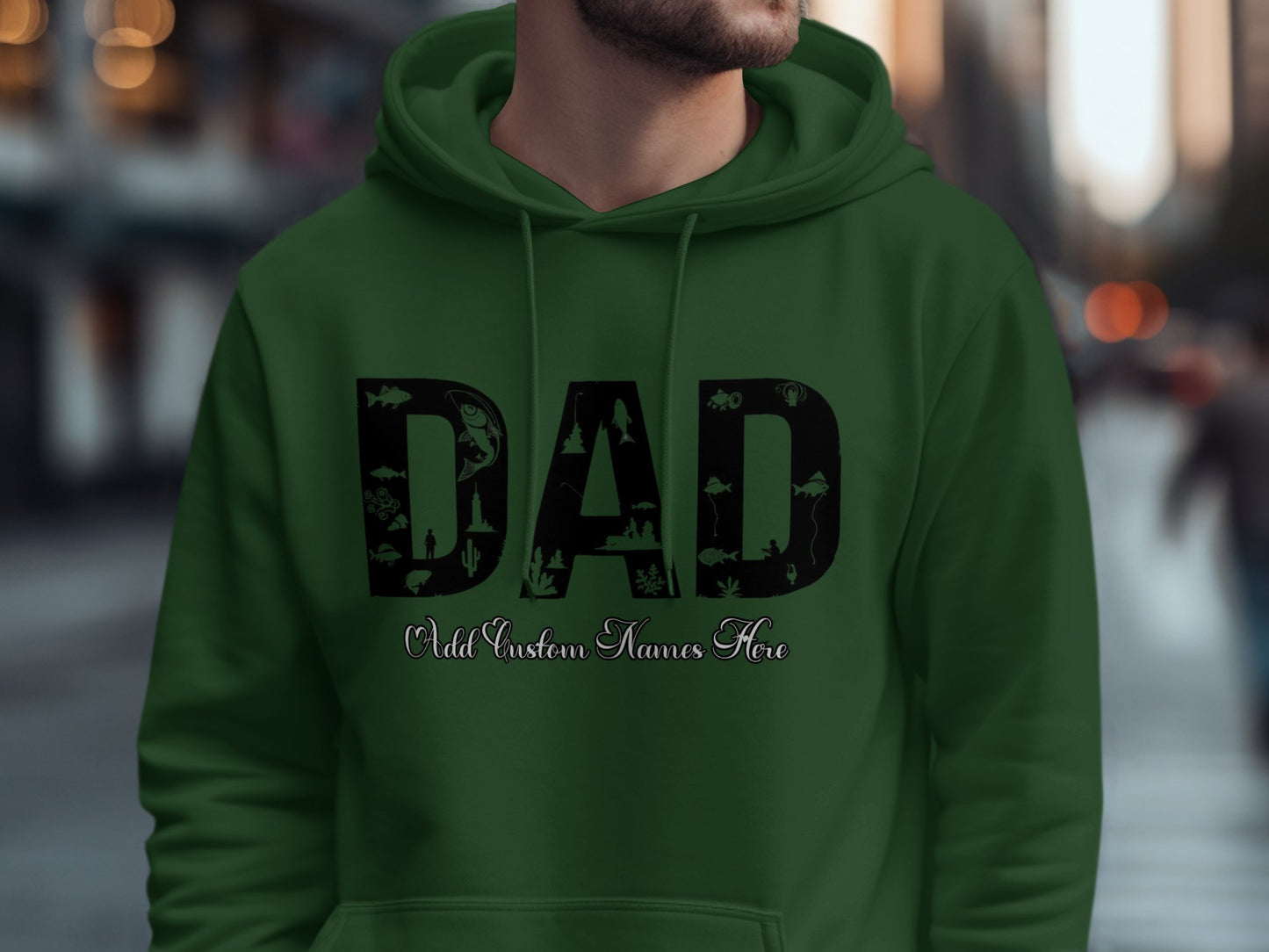 Personalized Dad Hoodie Customizable Sweatshirt Product
