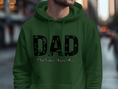 Personalized Dad Hoodie Customizable Sweatshirt Product