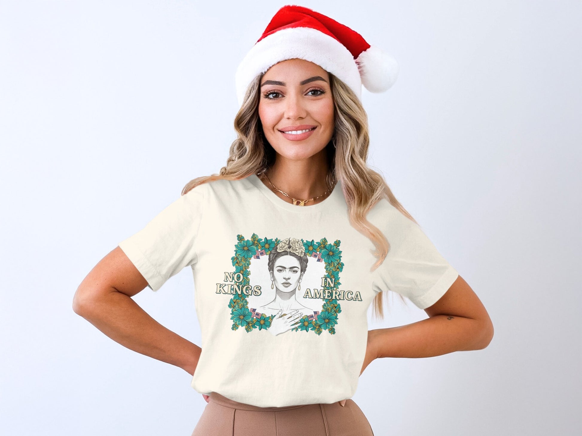 Christmas No Kings in America T-shirt