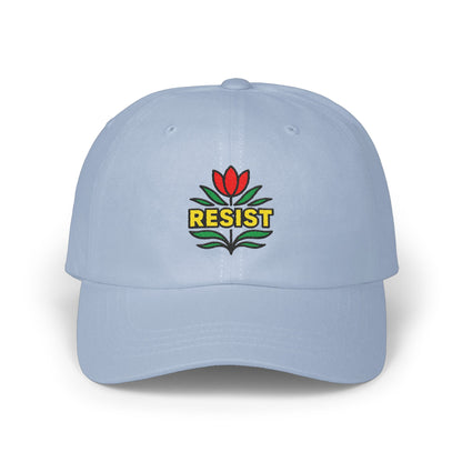 Resist Embroidered Flower Design Cap product type