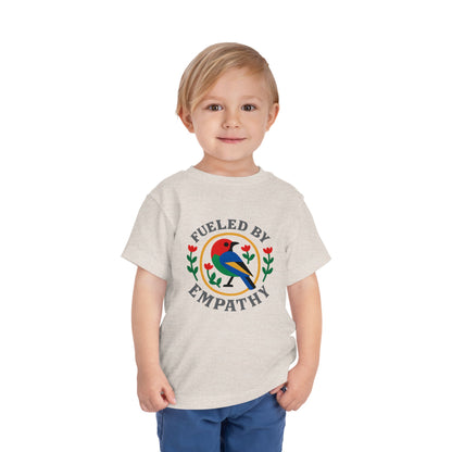Empathy Bird Toddler Tee - Cute Short Sleeve Shirt for Kids, Gift for Birthdays, Encouraging Apparel, Toddler Fashion